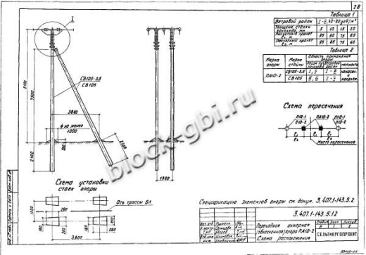 Переходная облегченная анкерная опора ПА10-2 Переходная облегченная анкерная опора ПА10-2