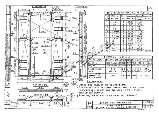 Диафрагма жесткости В-29-42п