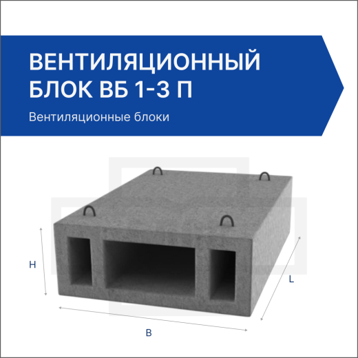 Вентиляционный блок ВБ 1-3 п