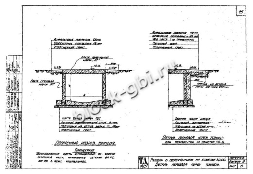 Тоннель 2Ту 420-300-2 двухсекционный