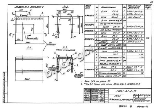 Лоток ЛК 300.90.90-5