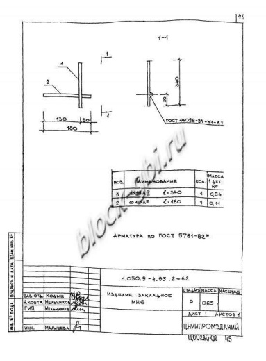 Лестничная опорная рама ЛР 12