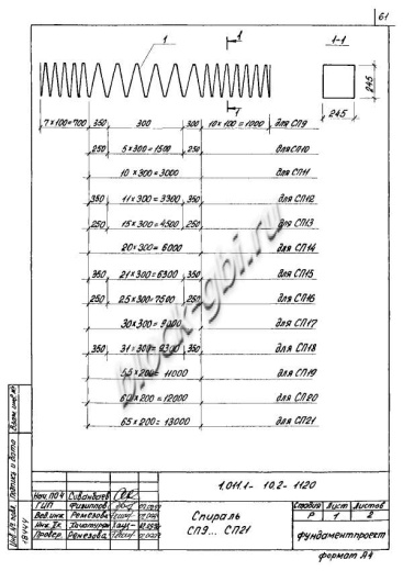 Свая СНпр 150.30 Свая СНпр 150.30