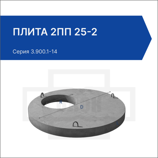 Плита 2ПП 25-2
