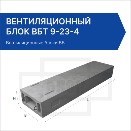Вентиляционный блок ВБТ 9-23-4 Вентиляционный блок ВБТ 9-23-4