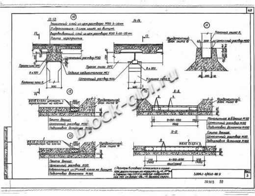 Плита днища коллекторов ПД 42-15