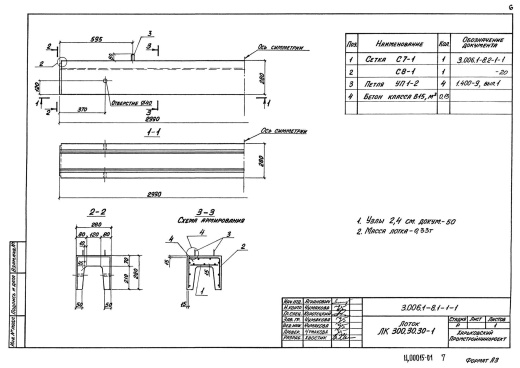 Лоток ЛК 300.30.30-1