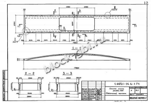 Плита-оболочка 3КЖС 18Ф-3