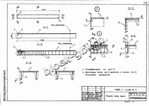 Плита 2ПДС6-2 Плита 2ПДС6-2