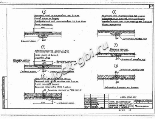 Плита днища коллекторов ПД 42-15
